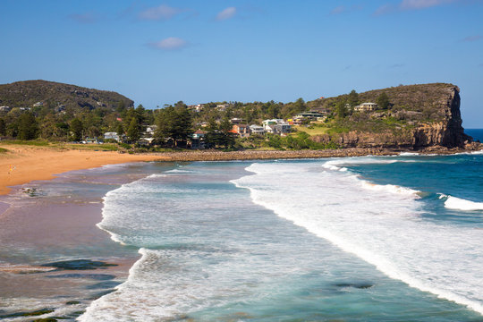 Avalon Beach, Sydney, One Of The Famous Northern Beaches In Sydney,Australia.