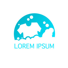 クリーニング店のロゴ