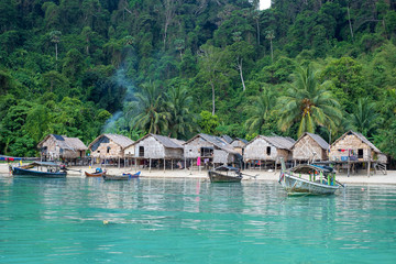 Morgan village, Koh Surin national park, Andaman sea, Phang Nga, Travel in Thailand 