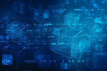 Digital Abstract technology background, Binary Background, futuristic background, cyberspace Concept