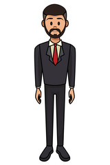 Businessman cartoon avatar