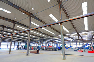 steel beam of the factory