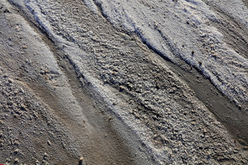 impact trace of the salt pond