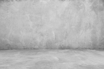 cement floor and wall backgrounds, room, interior, display products.