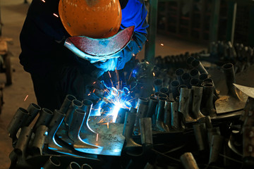 Gardening tool interface welding
