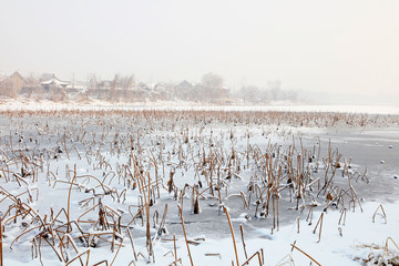 Winter scenery of northern China