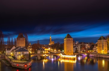 Obraz premium Ponts couverts in Strasbourg Alsace France