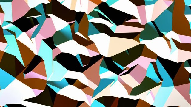 Paula - 60fps 4k Pastel Colors Pattern Video Background Loop // Flowing Texture that boasts a geometric look combined with a pastel color scheme.
