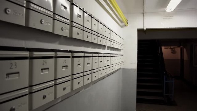 Private postbox in condominium or apartment building
