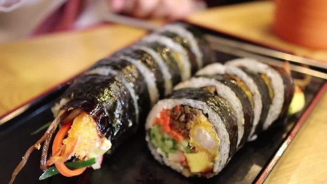 kimbab the korean sushi