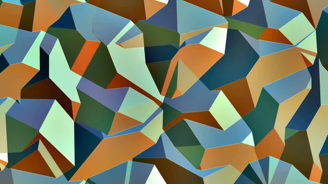 Erich - 60fps 4k Organic Geometric Pattern Video Background Loop // An interesting moving texture with sharp edges and muted, nice colors.