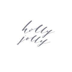 Christmas lettering quote.