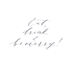 Christmas lettering quote.