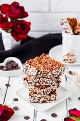 Crispy chocolate bar