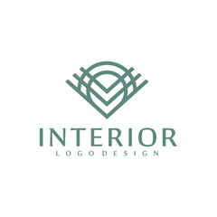 Line Art Keystone image logo design inspiration with initial D