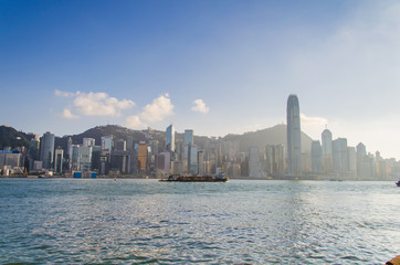 hong kong city skyline