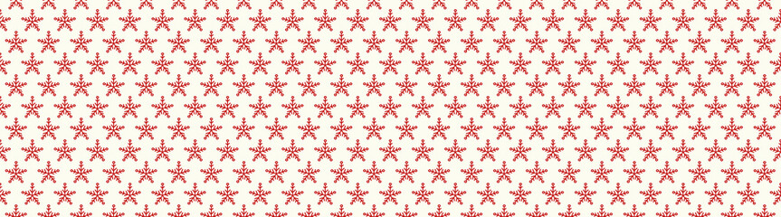 Christmas background with hand drawn snowflakes. Vector.