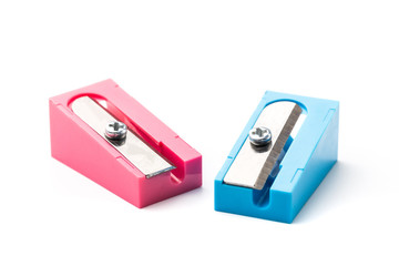 set of multi-colored pencil sharpeners