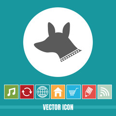 very Useful Vector Icon Of Dog with Bonus Icons Very Useful For Mobile App, Software & Web