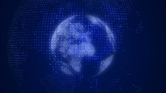 Global technology world map, flat Earth, globe worldmap icon, 3d rendering backgroung