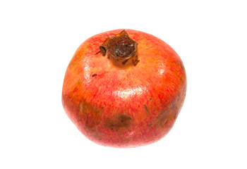 pomegranate isolated on white background