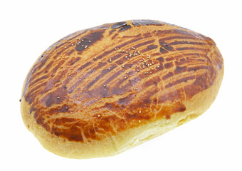 Floury foods isolated on white background