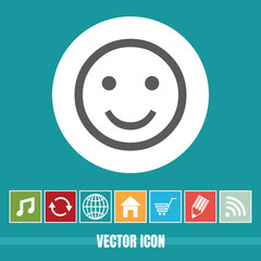 very Useful Vector Icon Of Smiley Emoji with Bonus Icons Very Useful For Mobile App, Software & Web