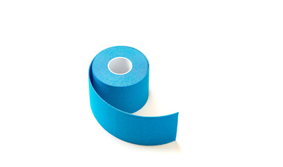 terapeutic self adhesive tape isolated on white
