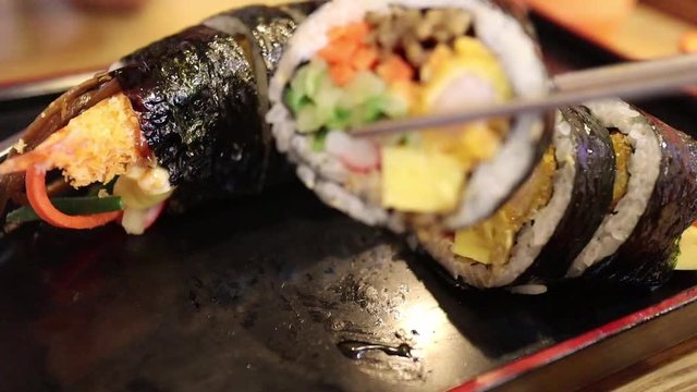 kimbab the korean sushi