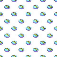 Round indoor stadium pattern. Cartoon illustration of round indoor stadium vector pattern for web