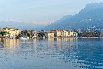 Lugano Lake, Switzerland. Views and panoramas