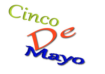 Cinco de mayo write illustration