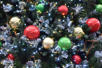 Boules de Noël multicolores