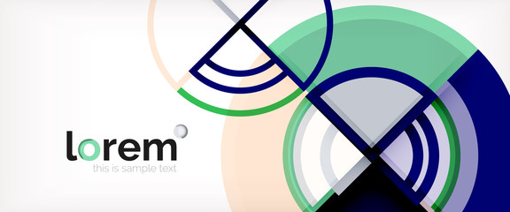 Modern geometric abstract background