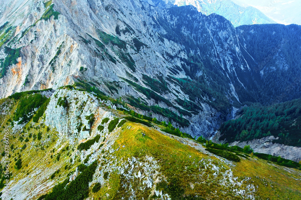 Canvas Prints Alpine landscape in Slovenia