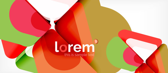 Geometric abstract background