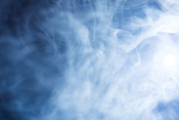 Fototapeta na wymiar background blue smoke