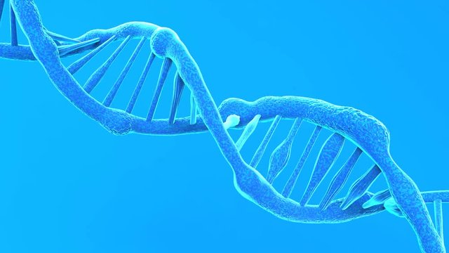 3D Render of DNA Structure