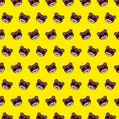Bear - emoji pattern 12