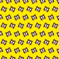 Bear - emoji pattern 60