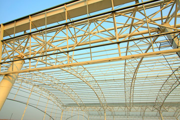 Fototapeta premium steel structure landscape