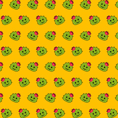 Cactus - emoji pattern 19