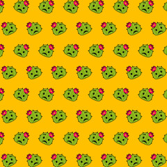 Cactus - emoji pattern 52