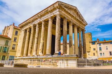 Temple d'Auguste et de Livie in Vienne, France