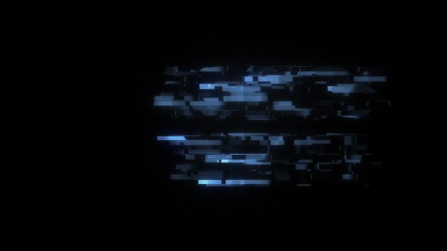 HUD screen cool glitch access denied text animation background logo seamless loop New quality universal technology motion dynamic animated background colorful joyful video
