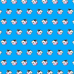 Cow - emoji pattern 11