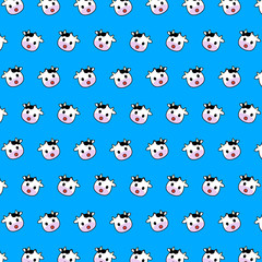 Cow - emoji pattern 31