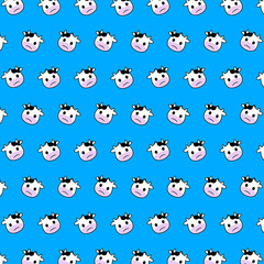 Cow - emoji pattern 44