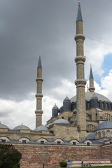 Outside view of Selimiye Mosque Built between 1569 and 1575  in city of Edirne,  East Thrace, Turkey