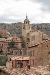 Fototapeta na wymiar Partial view of Albarracín, Teruel, Spain